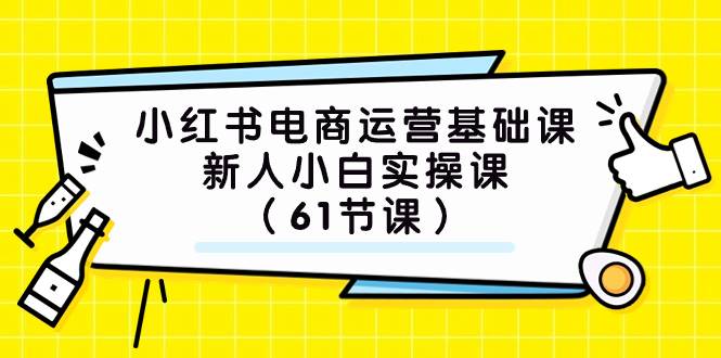 小红书电商运营基础课，新人小白实操课（61节课）-即时风口网