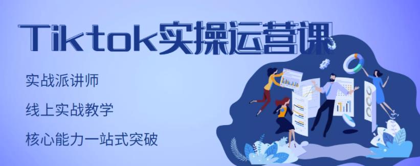 TikTok实操运营课，手把手账号实战，适合零基础Tiktok新人-即时风口网