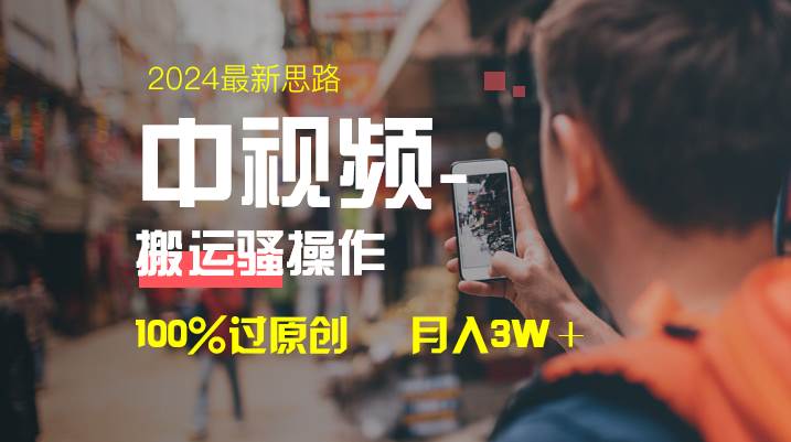 中视频新思路，双重去重100%过原创，一键分发多平台变现，简单无脑，日入1000+-即时风口网