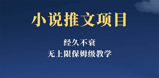 经久不衰的小说推文项目，单号月5-8k，保姆级教程，纯小白都能操作-即时风口网