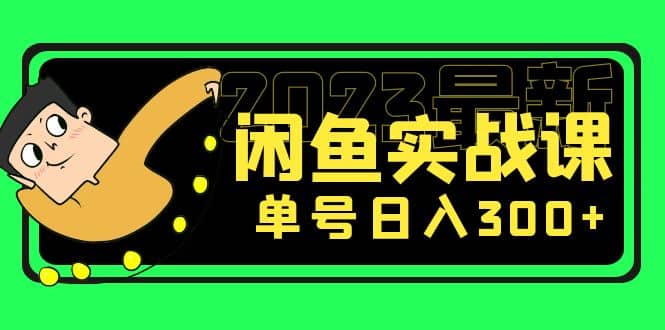 花599买的闲鱼项目：2023最新闲鱼实战课（7节课）-即时风口网