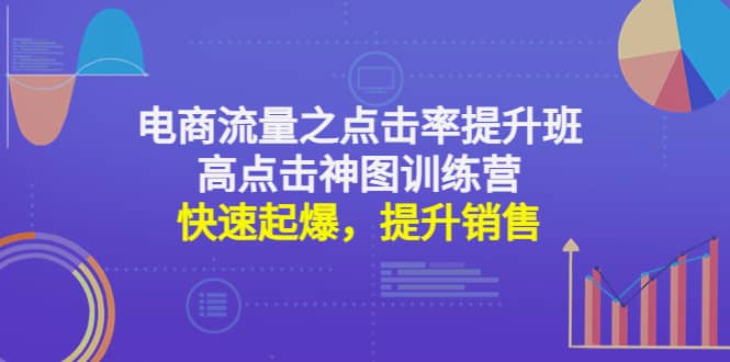 电商流量之点击率提升班+高点击神图训练营：快速起爆，提升销售-即时风口网