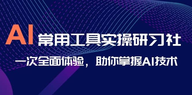 AI-常用工具实操研习社，一次全面体验，助你掌握AI技术-即时风口网