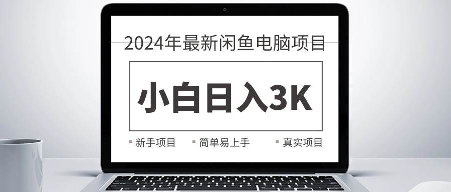 2024最新闲鱼卖电脑项目，新手小白日入3K+，最真实的项目教学-即时风口网