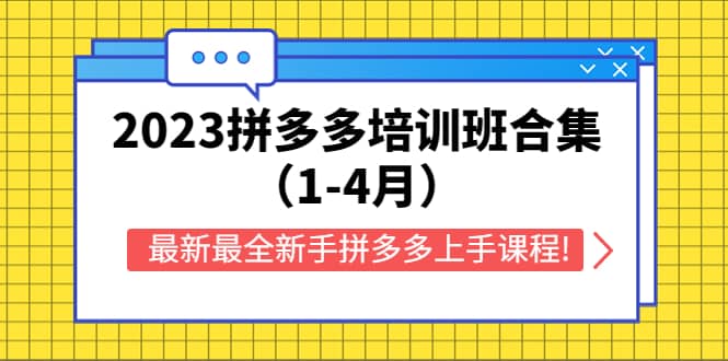 2023拼多多培训班合集（1-4月），最新最全新手拼多多上手课程!-即时风口网