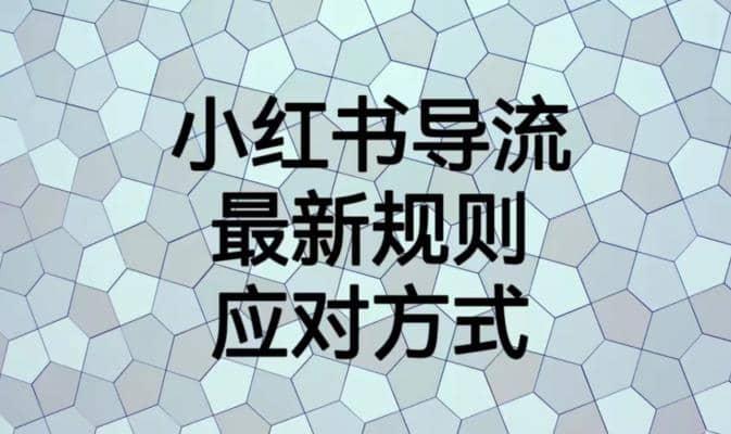 小红书导流最新规则应对方式【揭秘】-即时风口网