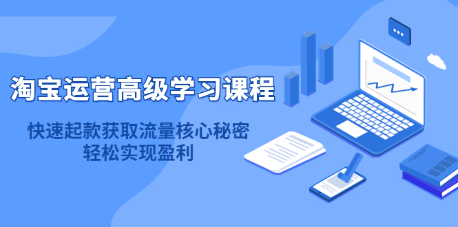 淘宝运营高级学习课程：快速获取流量核心秘密，轻松实现盈利！-即时风口网