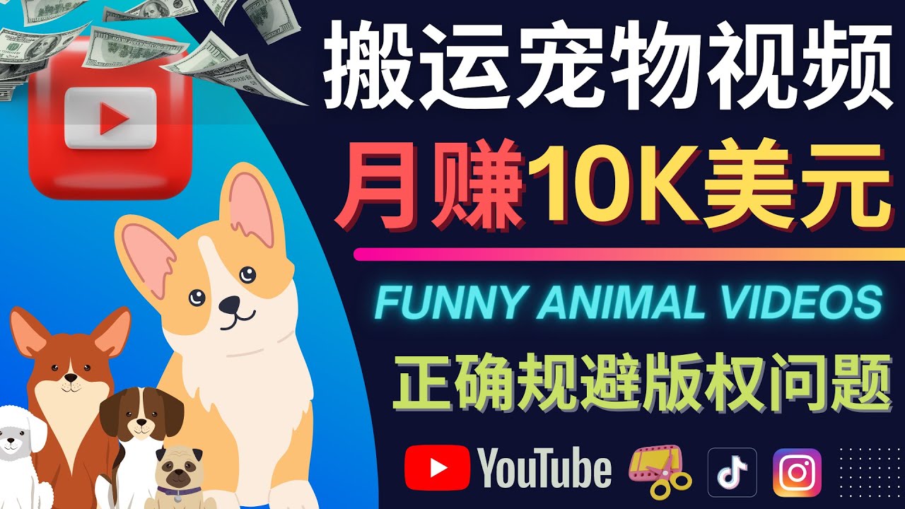 搬运TIKTOK视频到YouTube，并进行二次创作，月赚1万美元以上-即时风口网