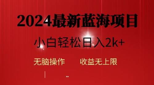 2024蓝海项目ai自动生成视频分发各大平台，小白操作简单，日入2k+-即时风口网