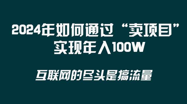 2024年如何通过“卖项目”实现年入100W-即时风口网