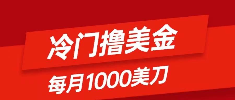 冷门撸美金项目：只需无脑发帖子，每月1000刀，小白轻松掌握-即时风口网